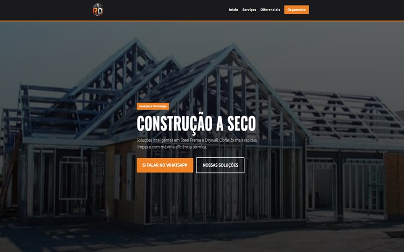 Site Construtora a Seco